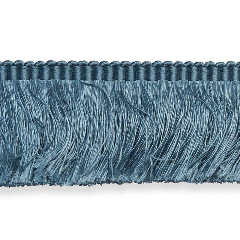 SCHUMACHER FRANCOIS SILK BRUSH FRINGE CADET TRIM | Atlanta Fabrics