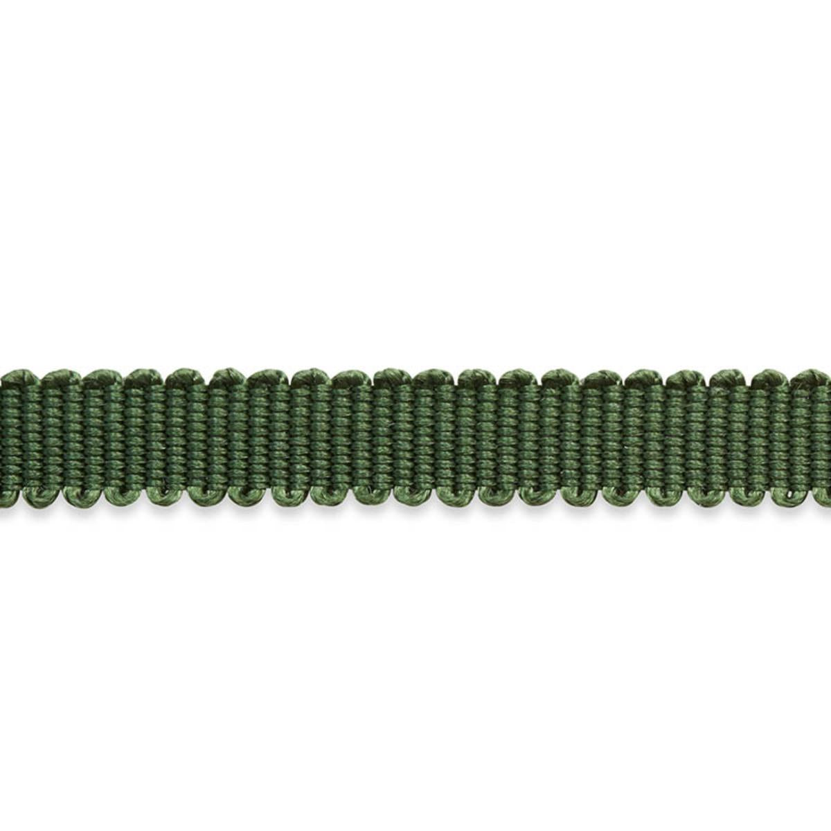 Schumacher PIERRE SILK GIMP EXTRA NARROW EMERALD Trim | Atlanta Fabrics