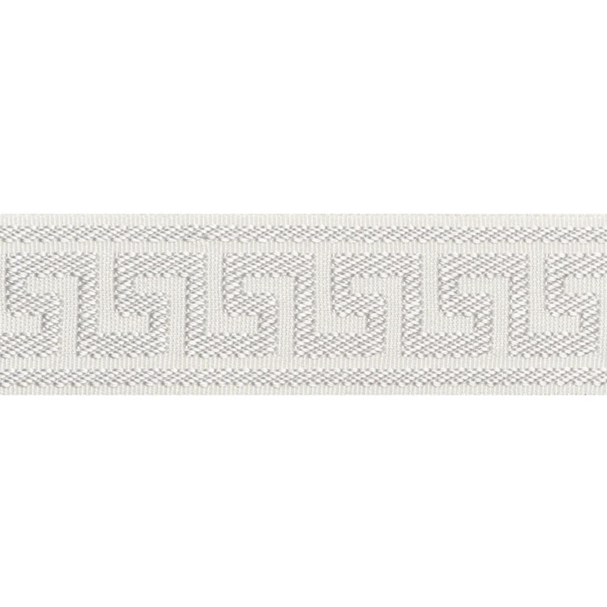 ETIENNE SILK GREEK KEY NARROW DOVE
