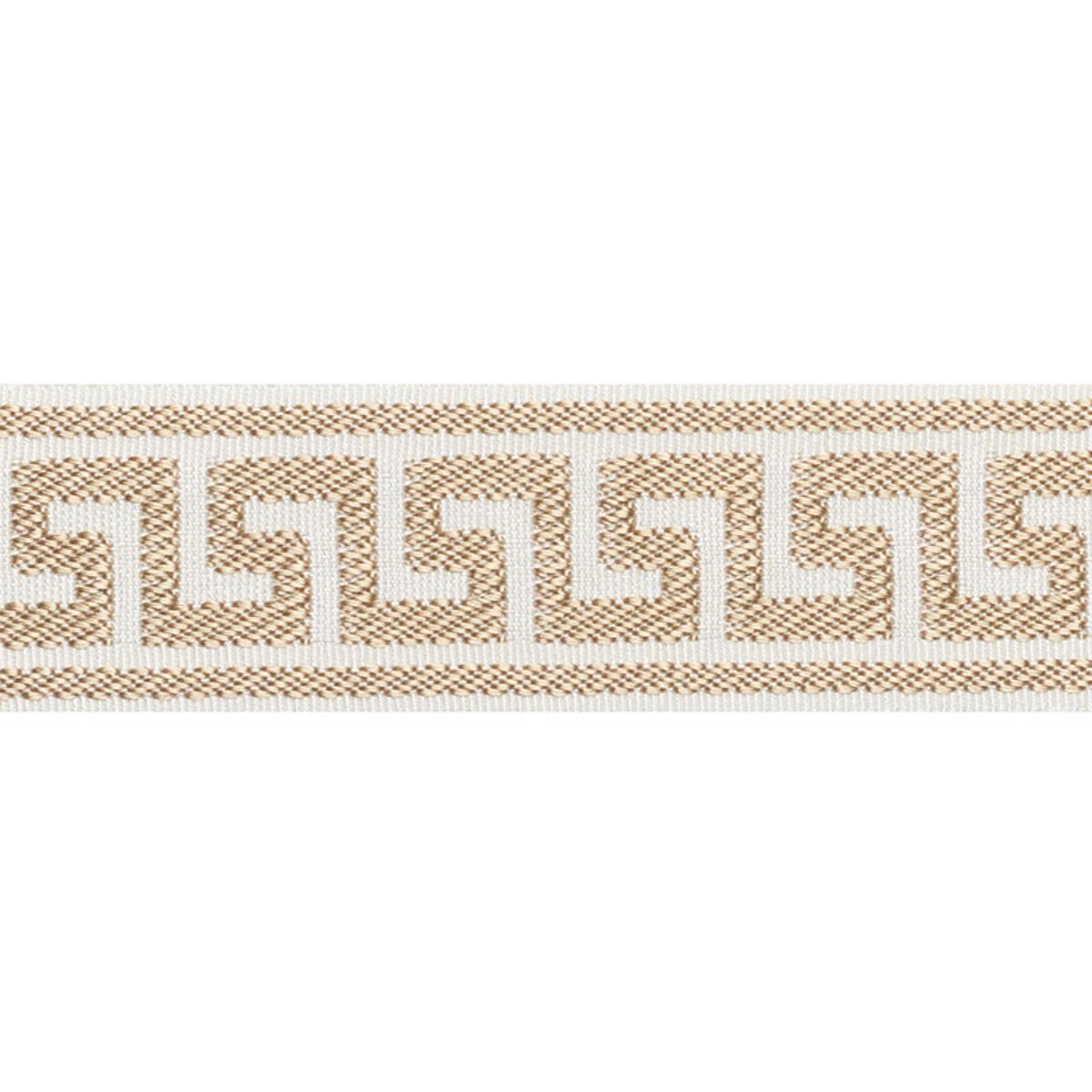 ETIENNE SILK GREEK KEY NARROW SAND