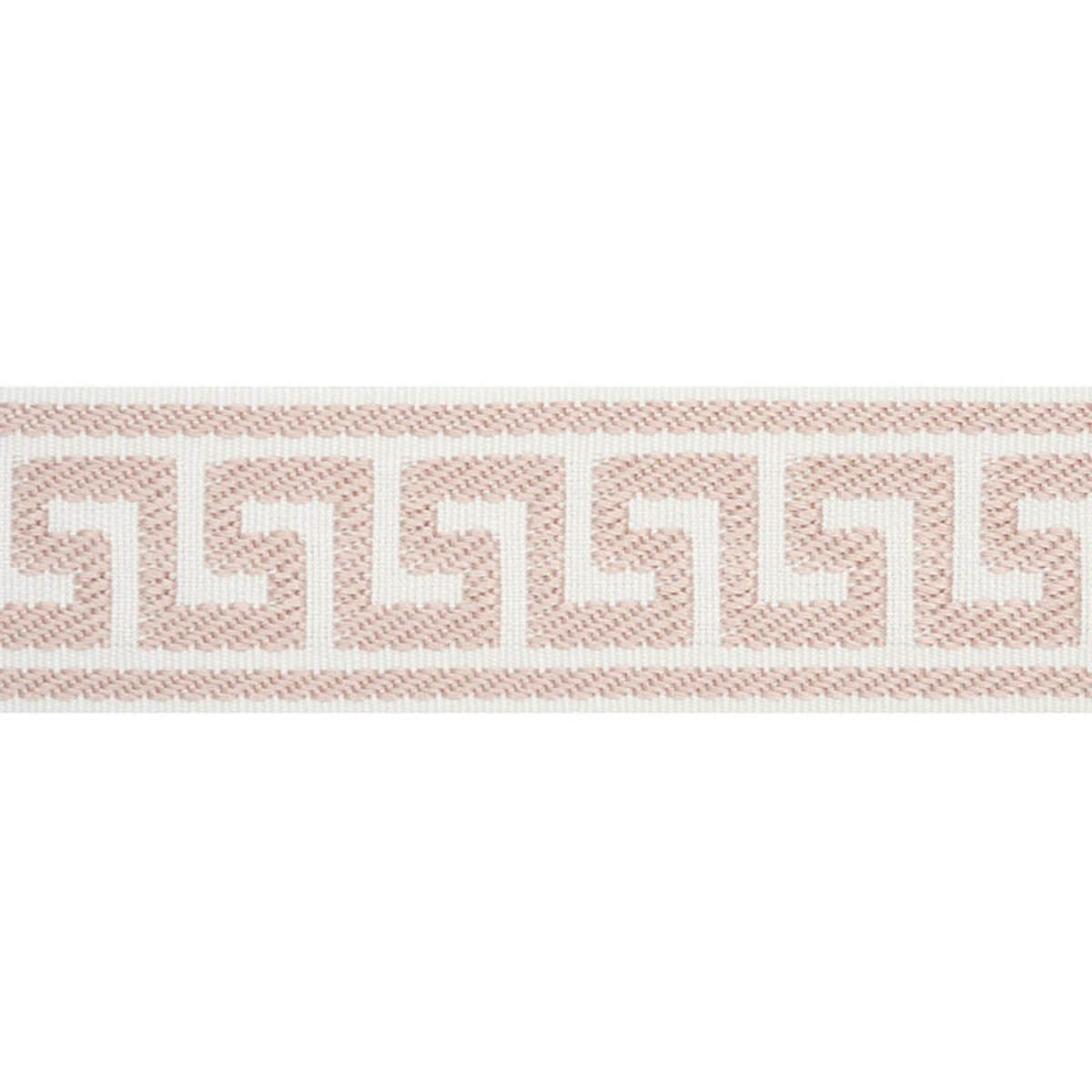 ETIENNE SILK GREEK KEY NARROW BLUSH