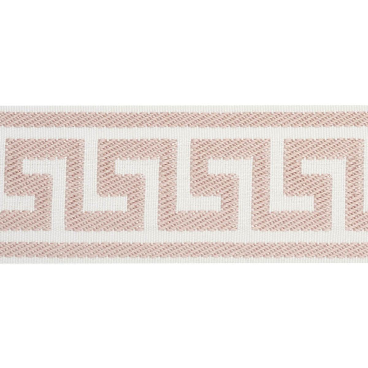 ETIENNE SILK GREEK KEY WIDE BLUSH