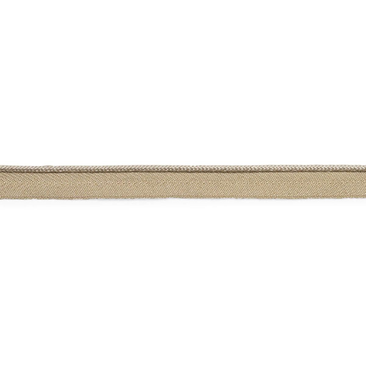 Schumacher CEDRIC COTTON LIP CORD NARROW LINEN Trim | Atlanta Fabrics