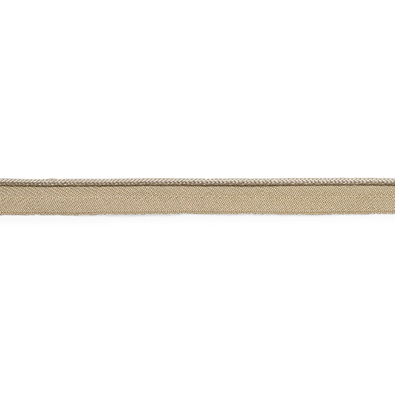 Schumacher CEDRIC COTTON LIP CORD NARROW LINEN Trim | Atlanta Fabrics