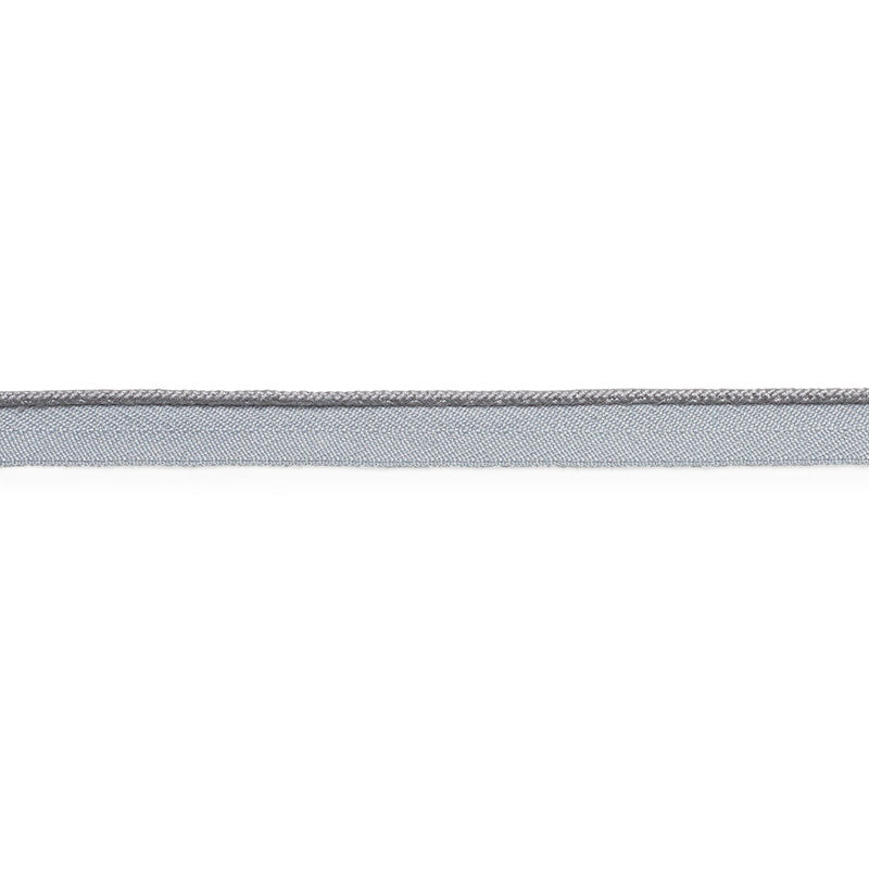 Schumacher CEDRIC COTTON LIP CORD NARROW GREY Trim | Atlanta Fabrics
