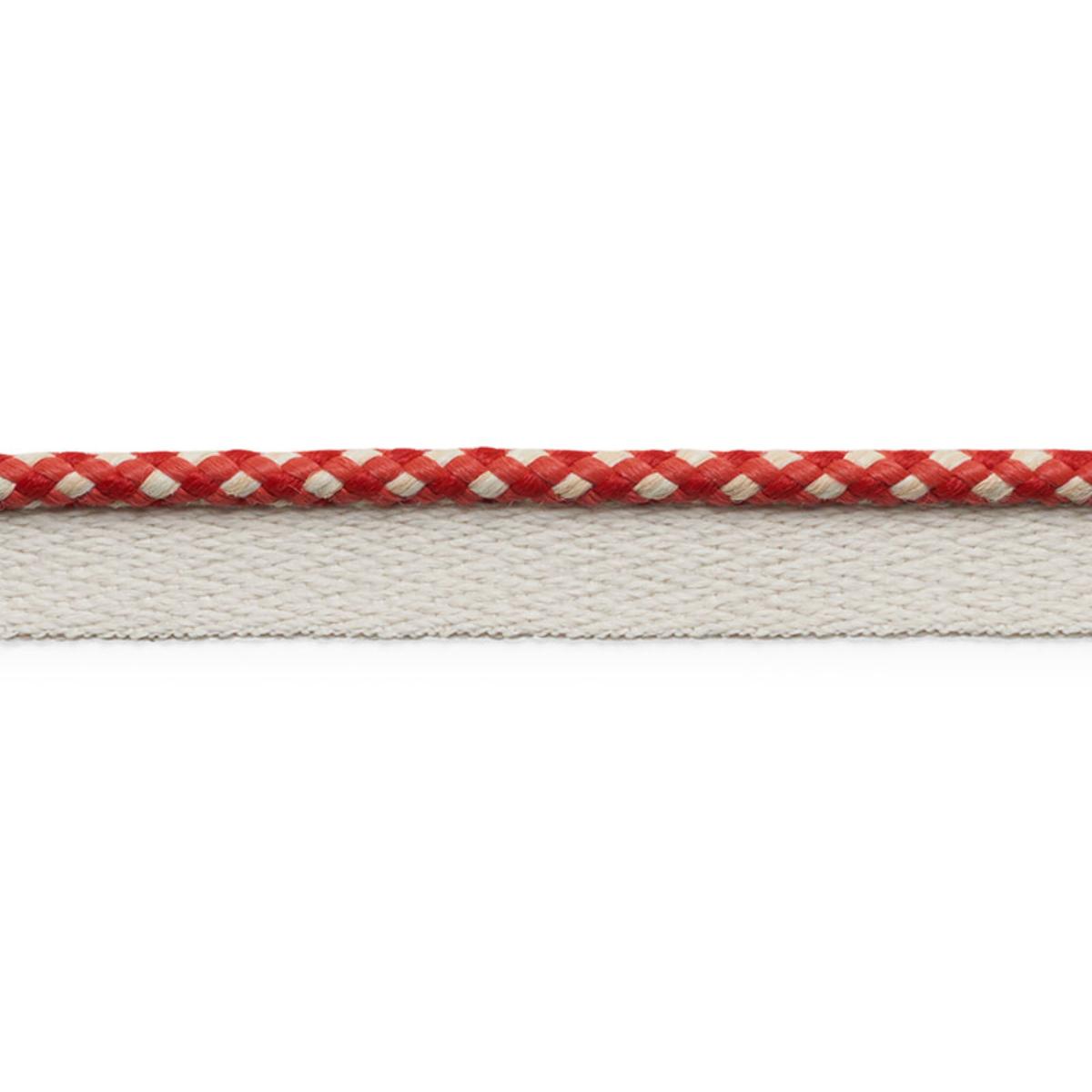 KEATON LIP CORD INDOOR/OUTDOOR RED