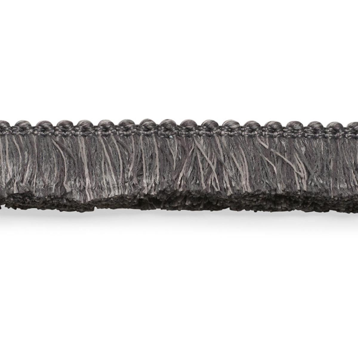 Schumacher MEYER BRUSH FRINGE CHARCOAL Trim | Atlanta Fabrics