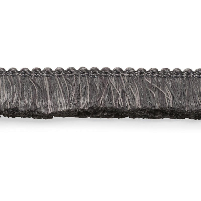 Schumacher MEYER BRUSH FRINGE CHARCOAL Trim | Atlanta Fabrics