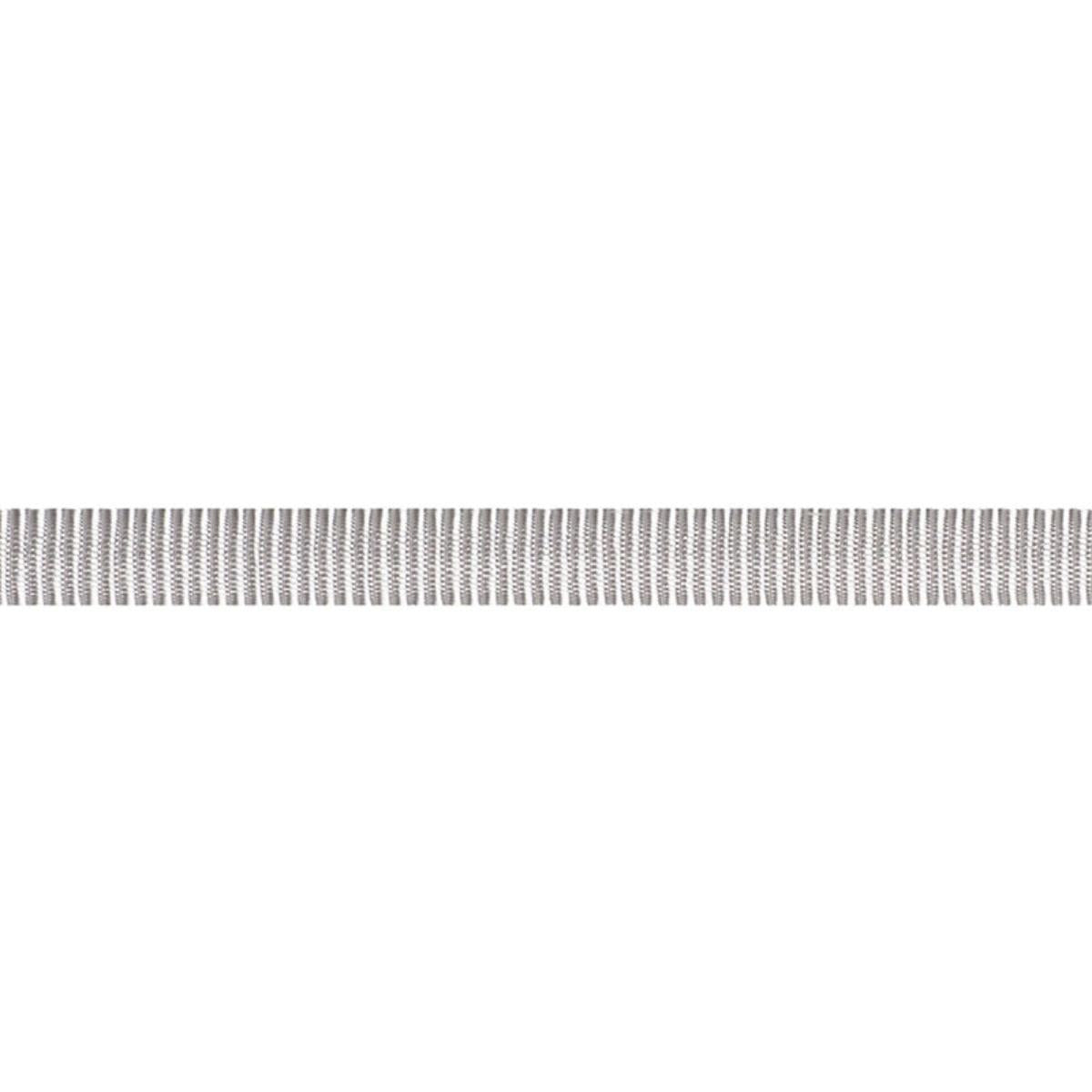 NARROW FAILLE TAPE SILVER