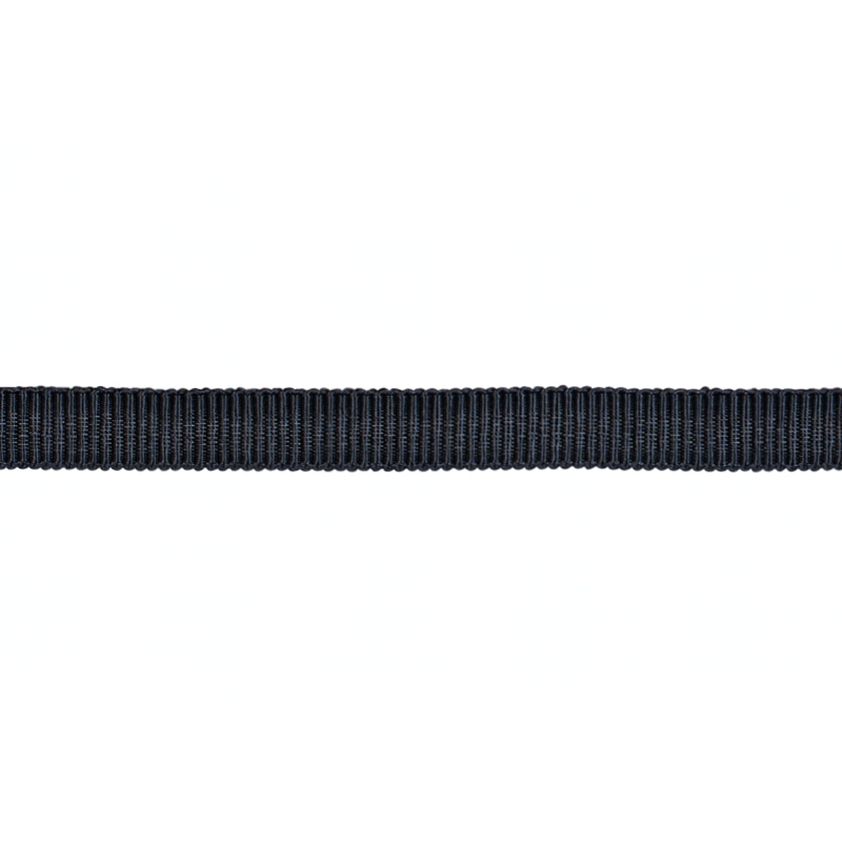 NARROW FAILLE TAPE CHARCOAL