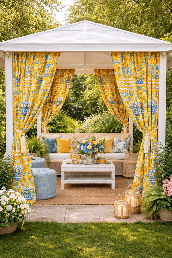 William West Designs Sunbeam Lemon Fabric | Atlanta Fabrics