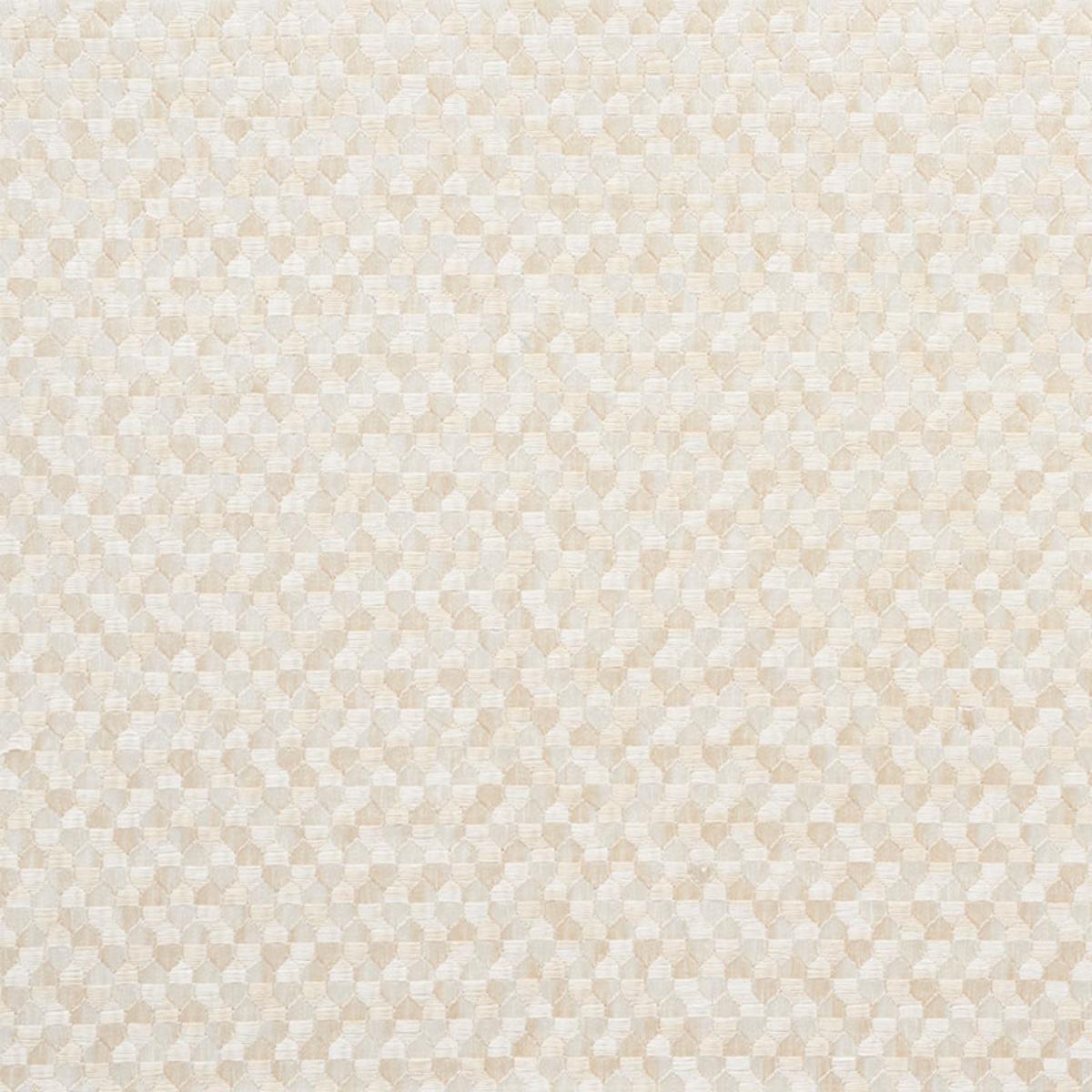SCHUMACHER IVINS EMBROIDERY IVORY FABRIC | Atlanta Fabrics
