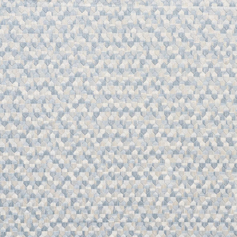 SCHUMACHER IVINS EMBROIDERY SKY FABRIC | Atlanta Fabrics