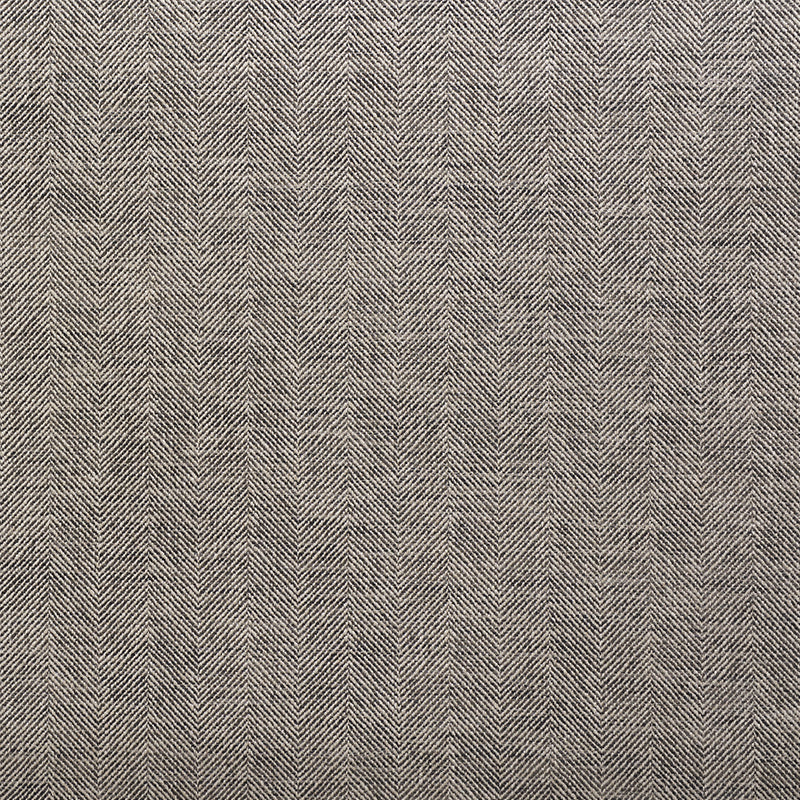 Schumacher CARO HERRINGBONE CHARCOAL Fabric | Atlanta Fabrics