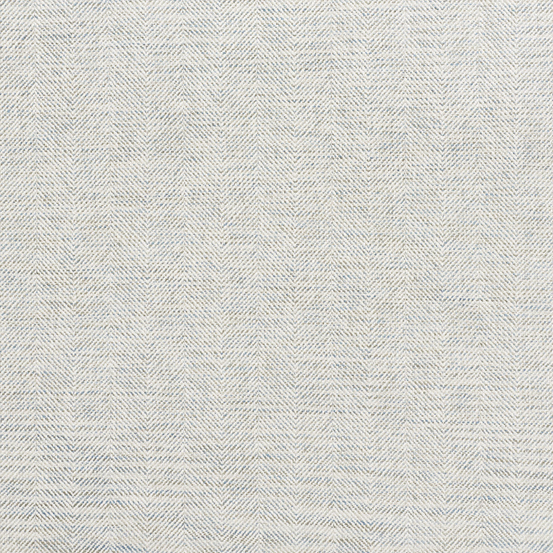 Schumacher CARO HERRINGBONE SKY Fabric | Atlanta Fabrics
