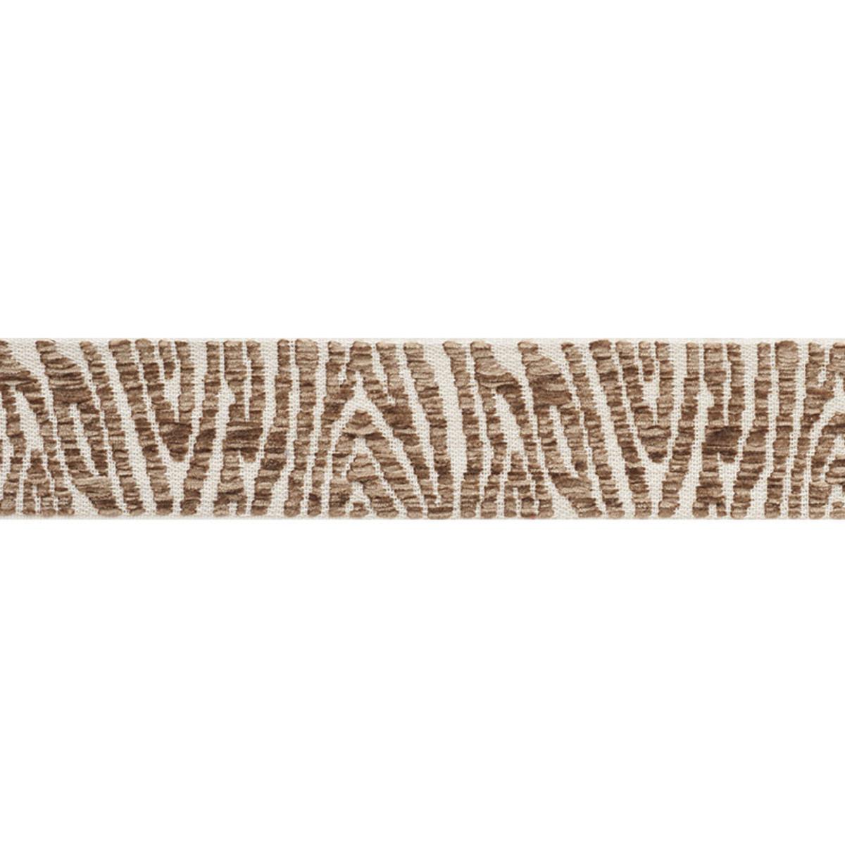 SCHUMACHER GUINEN TAPE TAUPE TRIM | Atlanta Fabrics