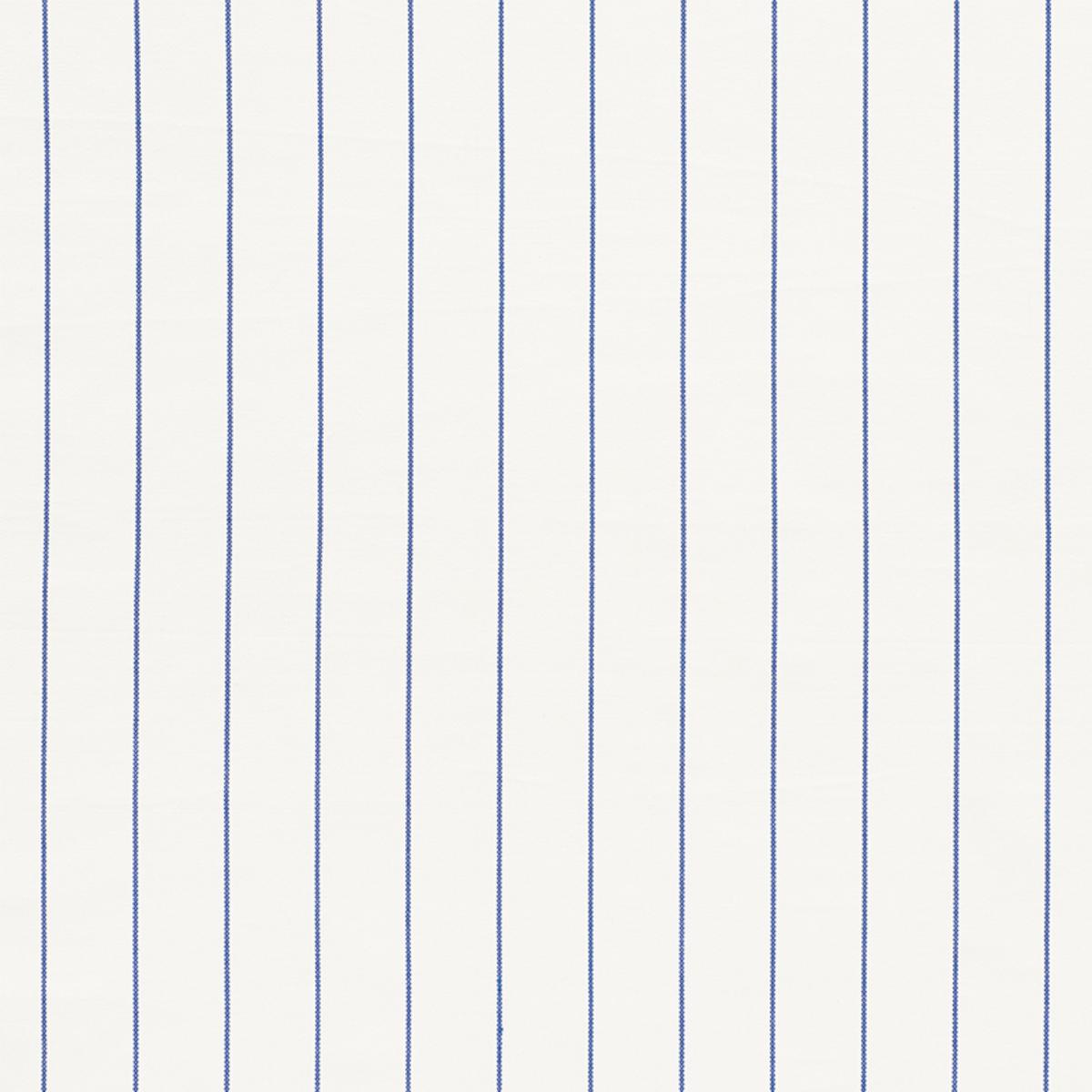 SCHUMACHER CAVETT STRIPE BLUE FABRIC | Atlanta Fabrics