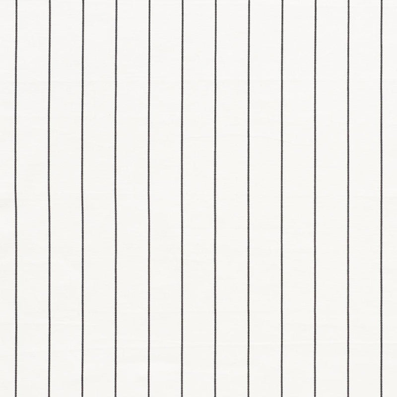 SCHUMACHER CAVETT STRIPE CHARCOAL FABRIC | Atlanta Fabrics