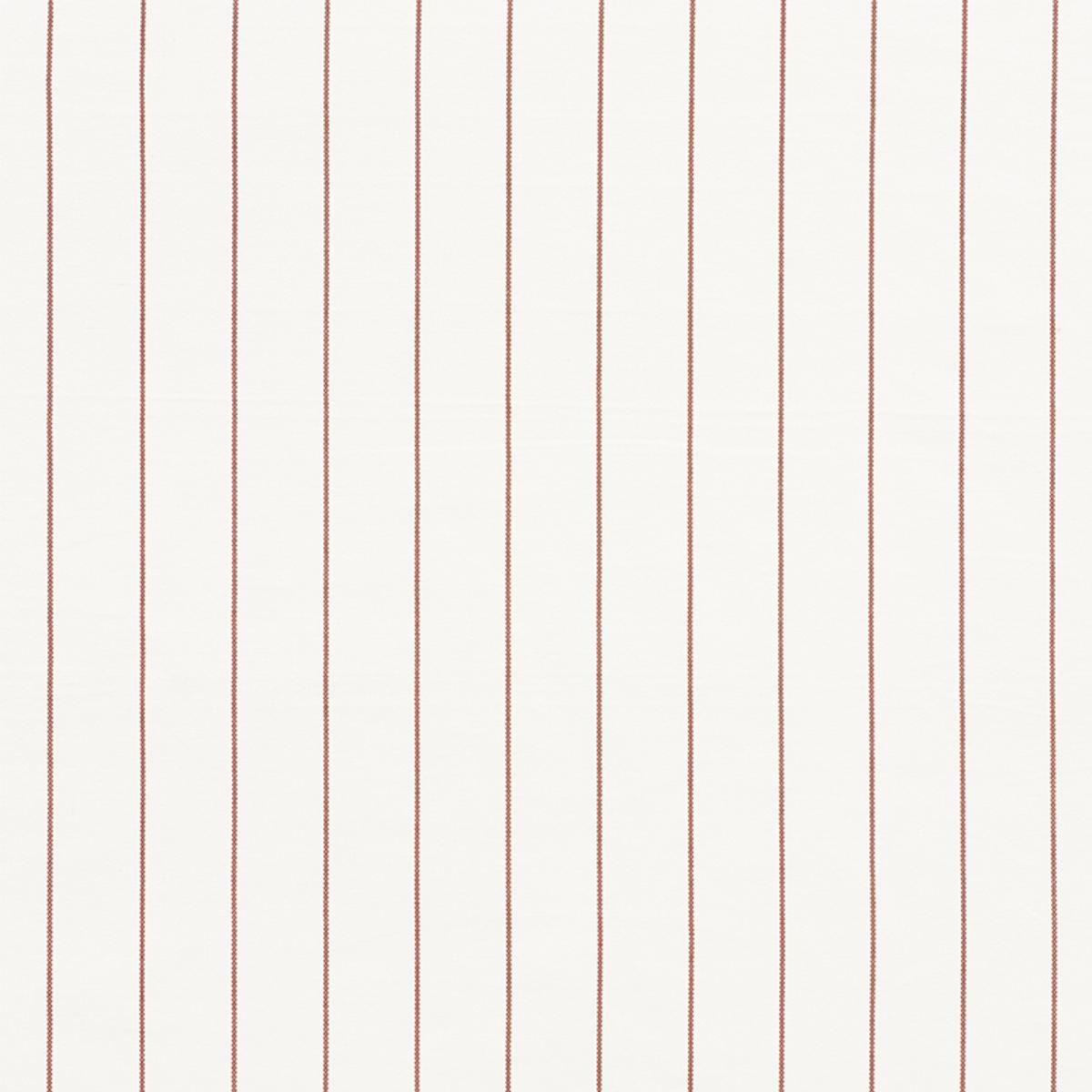 SCHUMACHER CAVETT STRIPE SIENNA FABRIC | Atlanta Fabrics