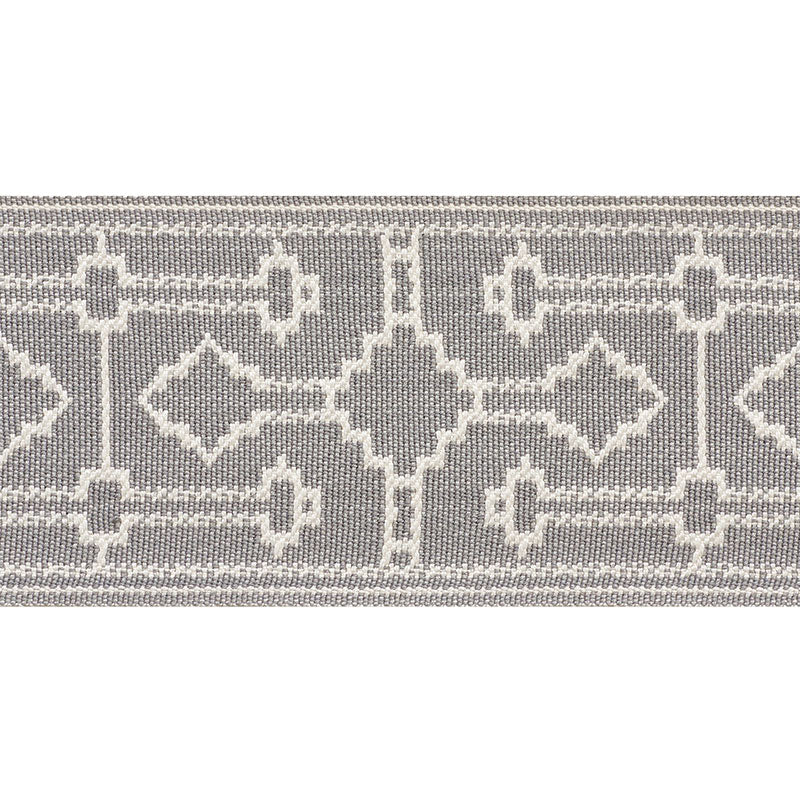 Schumacher FILBERT TAPE GREY Trim | Atlanta Fabrics