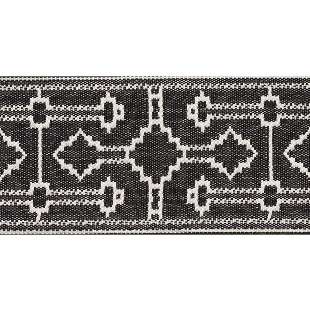 SCHUMACHER FILBERT TAPE BLACK TRIM | Atlanta Fabrics