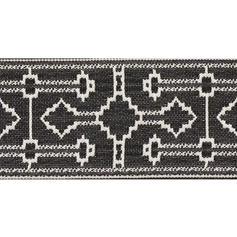 SCHUMACHER FILBERT TAPE BLACK TRIM | Atlanta Fabrics