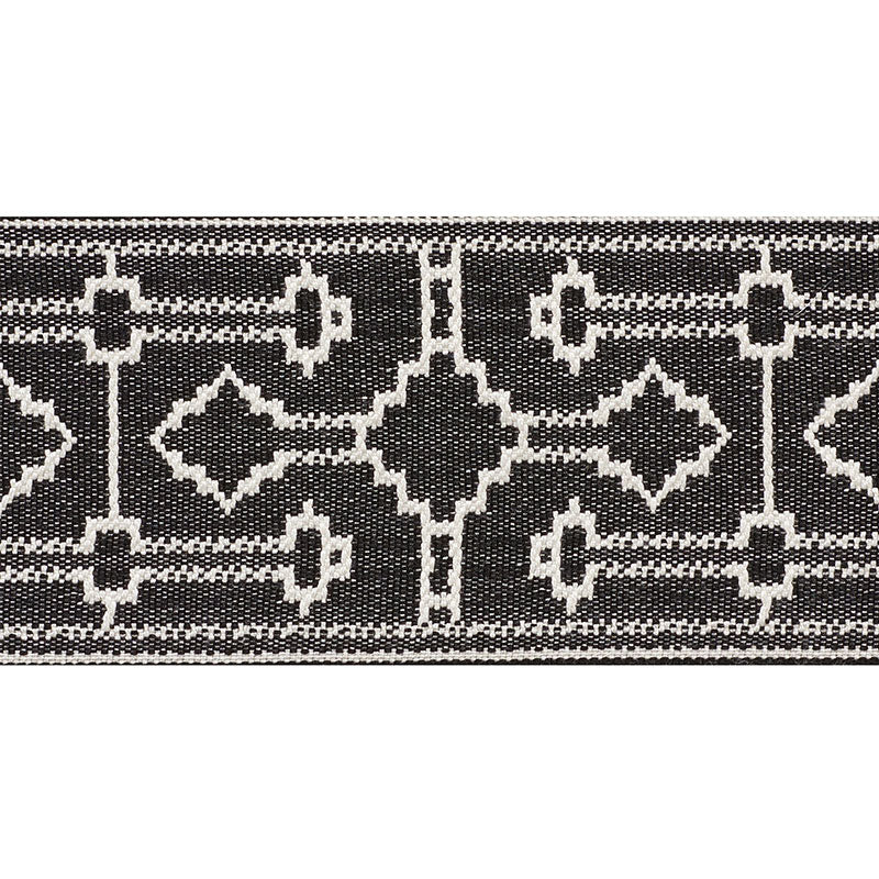 Schumacher FILBERT TAPE BLACK Trim | Atlanta Fabrics