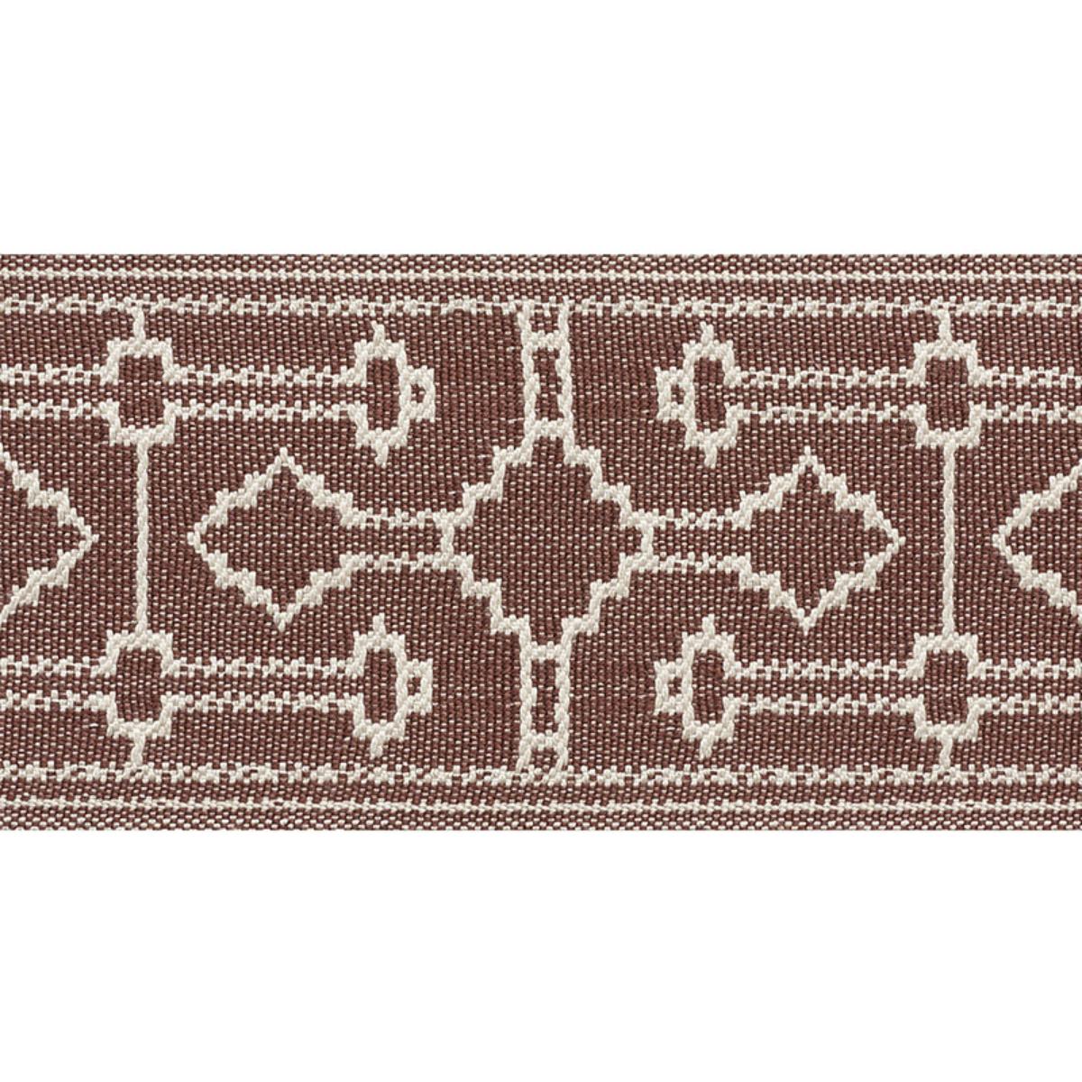 SCHUMACHER FILBERT TAPE BROWN TRIM | Atlanta Fabrics