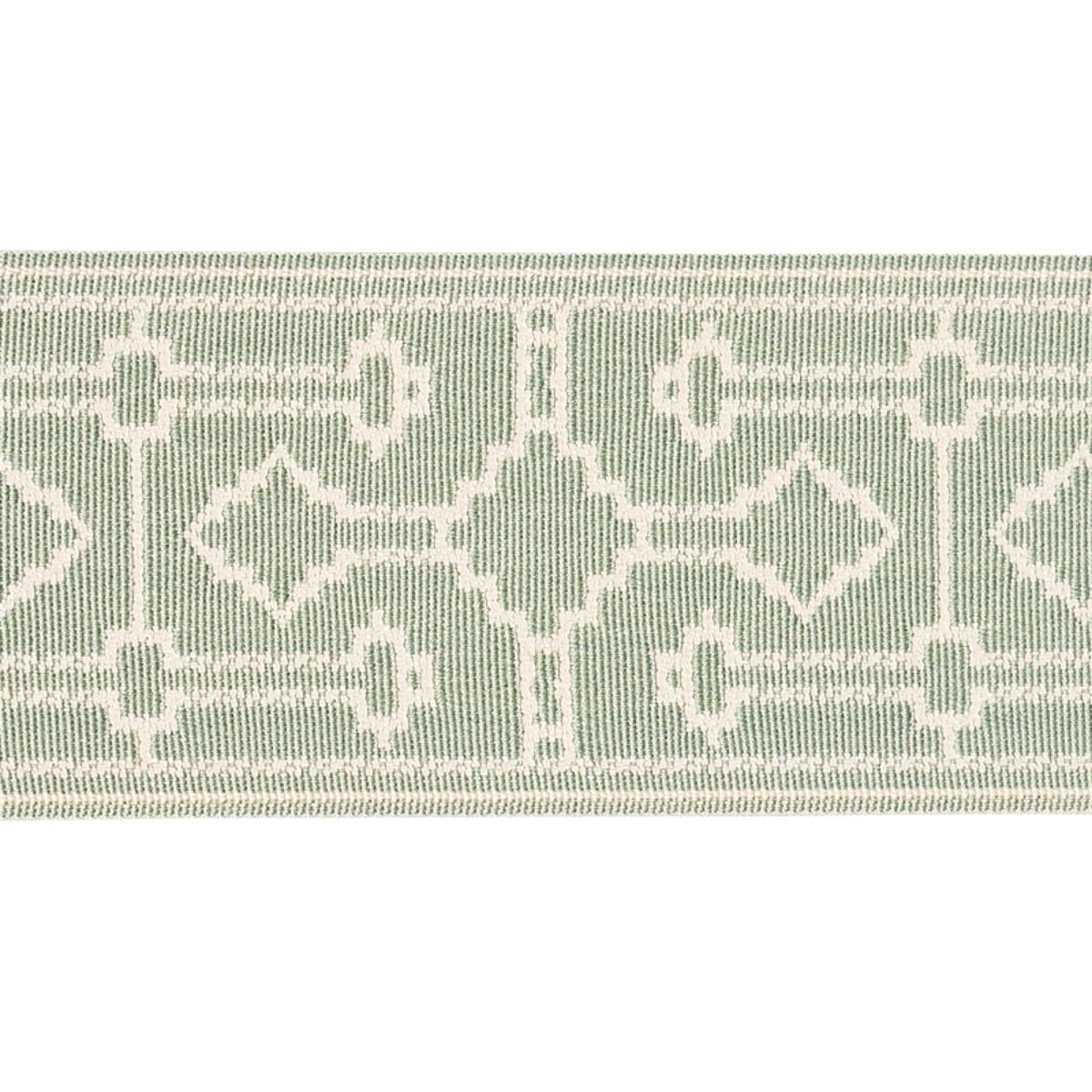 SCHUMACHER FILBERT TAPE AQUA TRIM | Atlanta Fabrics