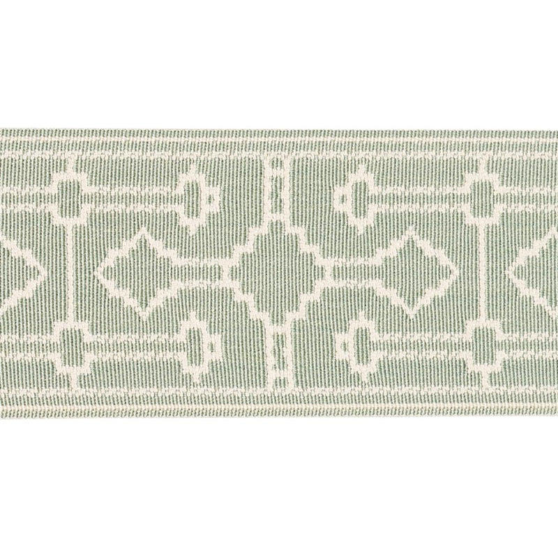 SCHUMACHER FILBERT TAPE AQUA TRIM | Atlanta Fabrics