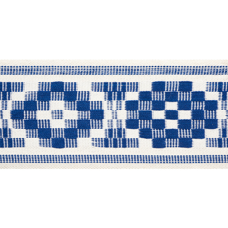 Schumacher MAIDSTONE TAPE BLUE Trim | Atlanta Fabrics