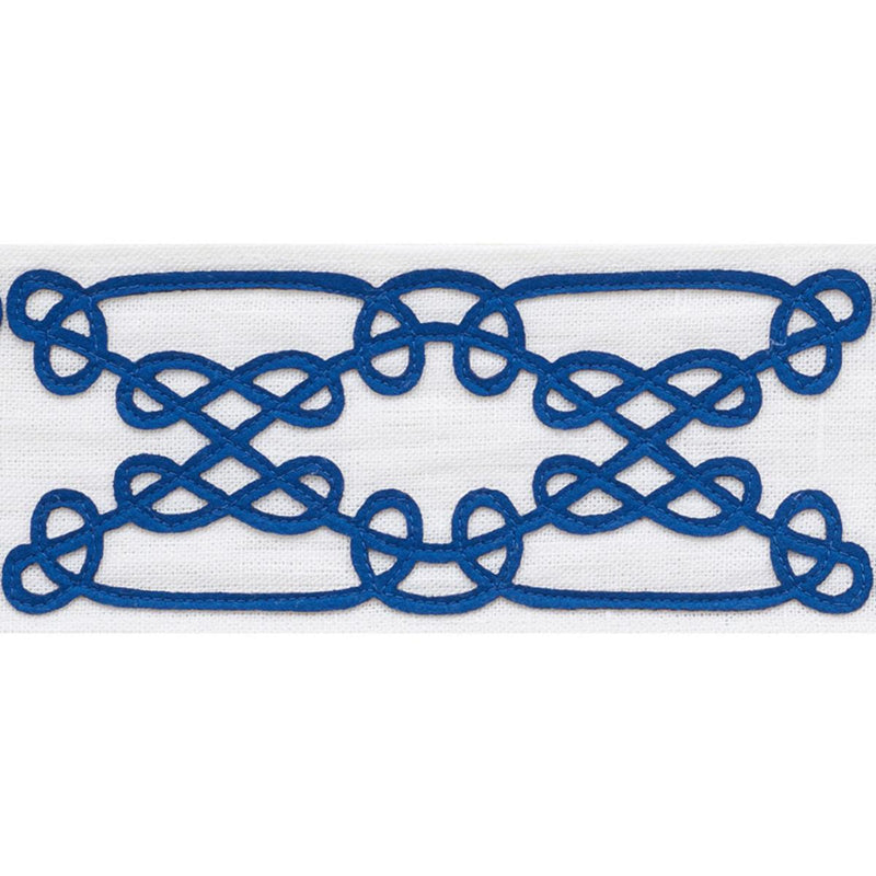 Schumacher ORMOND TAPE BLUE Trim | Atlanta Fabrics