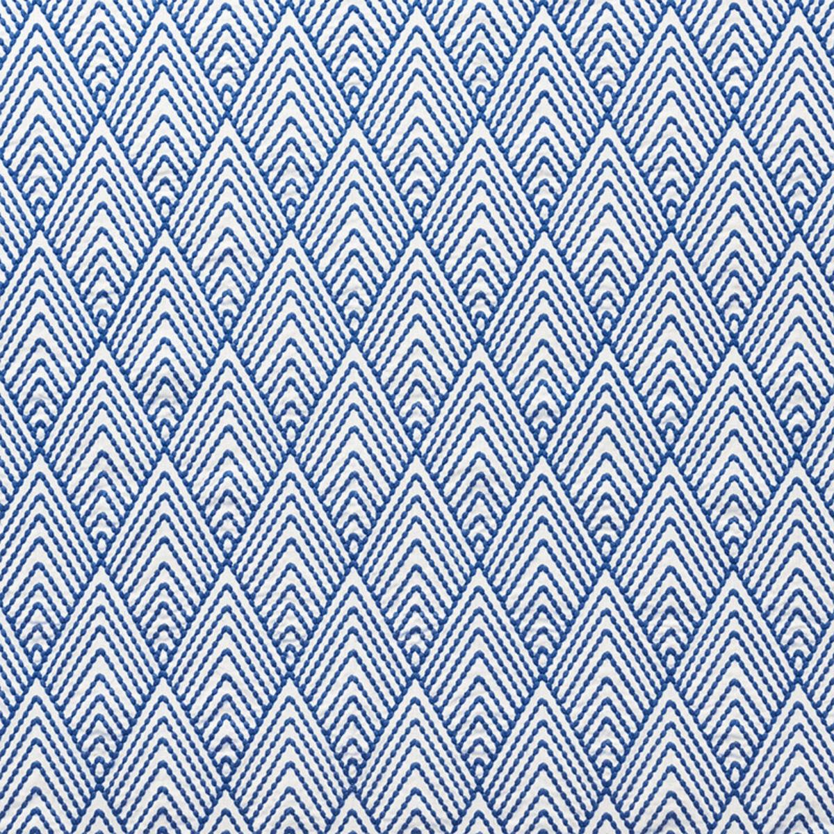 SCHUMACHER AVILA EMBROIDERY NAVY FABRIC | Atlanta Fabrics