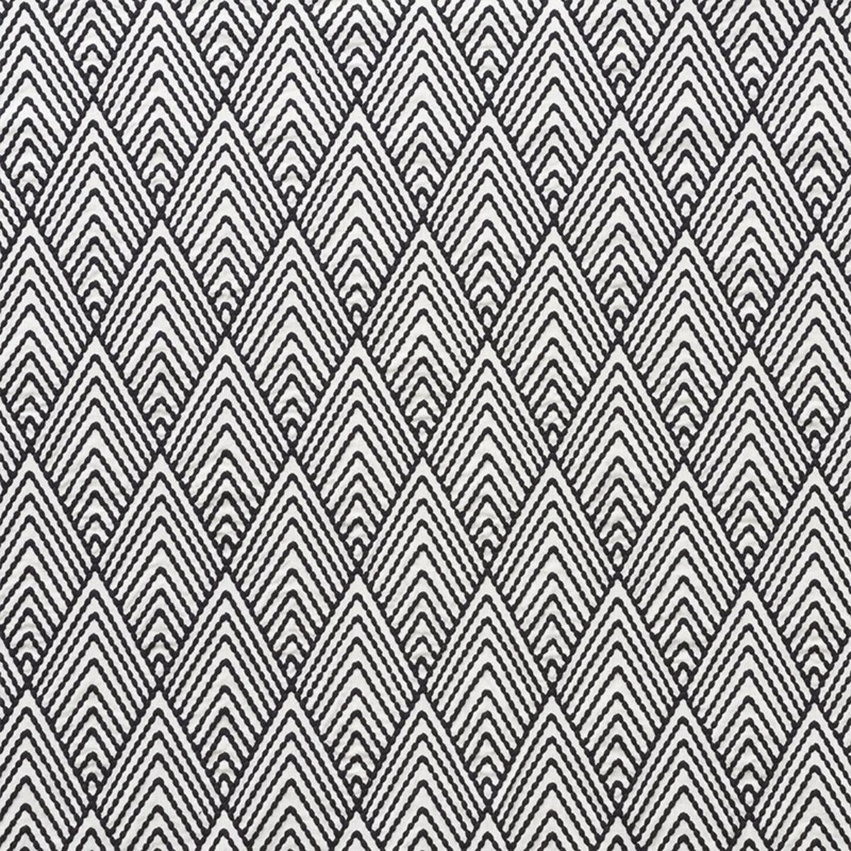 SCHUMACHER AVILA EMBROIDERY BLACK FABRIC | Atlanta Fabrics
