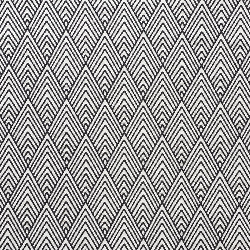 SCHUMACHER AVILA EMBROIDERY BLACK FABRIC | Atlanta Fabrics