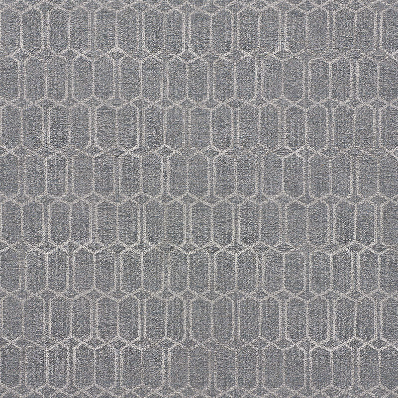 Schumacher MODERN TRELLIS OUTDOOR SLATE Fabric | Atlanta Fabrics