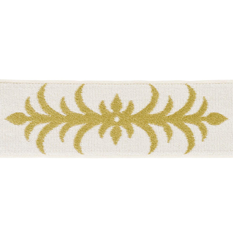 SCHUMACHER ACANTHUS TAPE OCHRE TRIM | Atlanta Fabrics