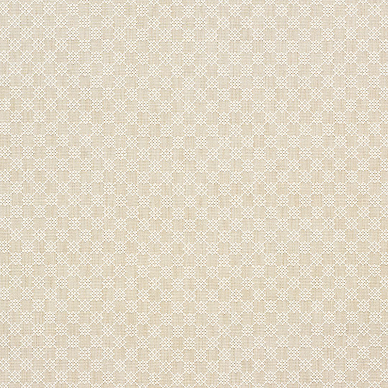 Schumacher ALBERT FRET NATURAL Fabric | Atlanta Fabrics