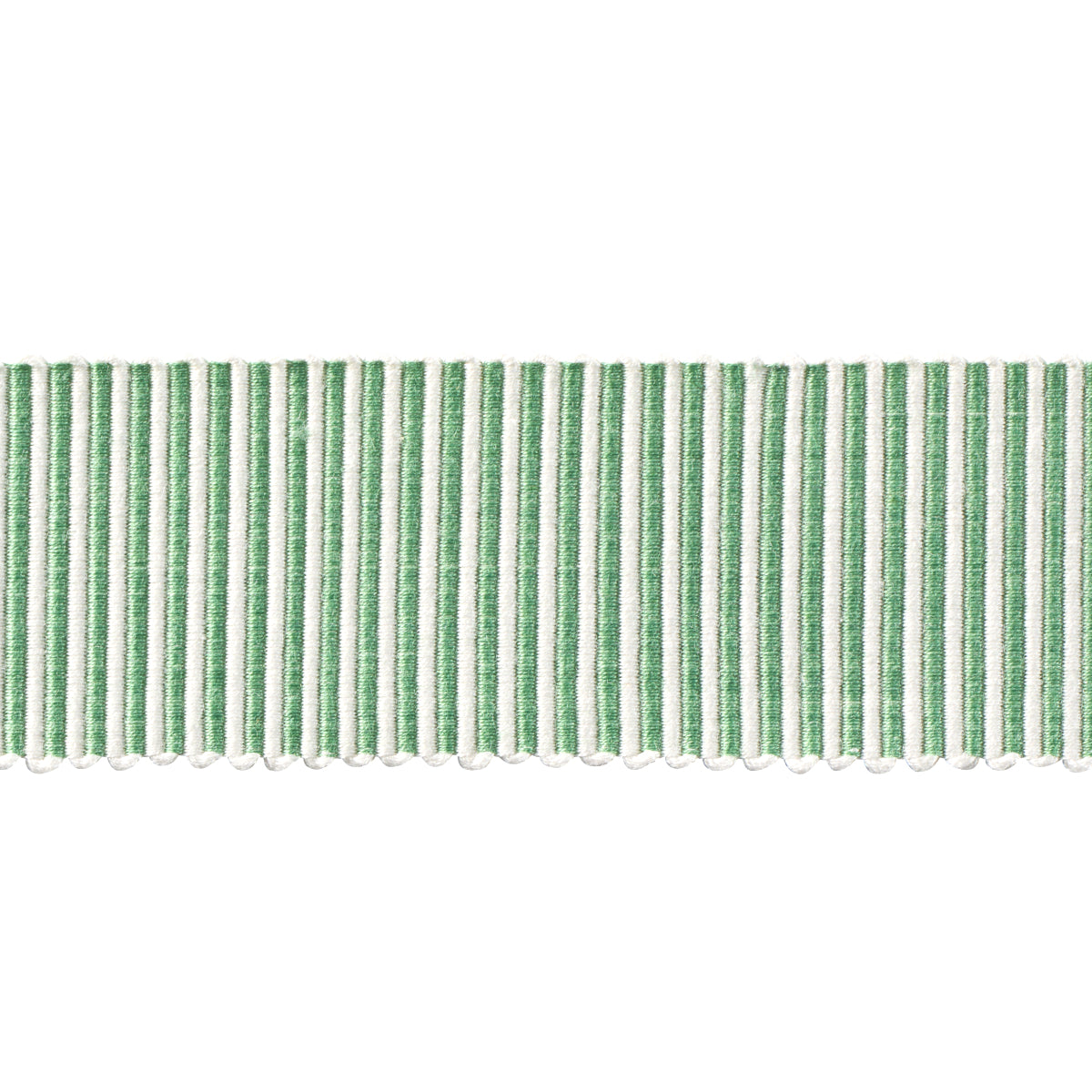 Schumacher KNOX TAPE GREEN Trim | Atlanta Fabrics