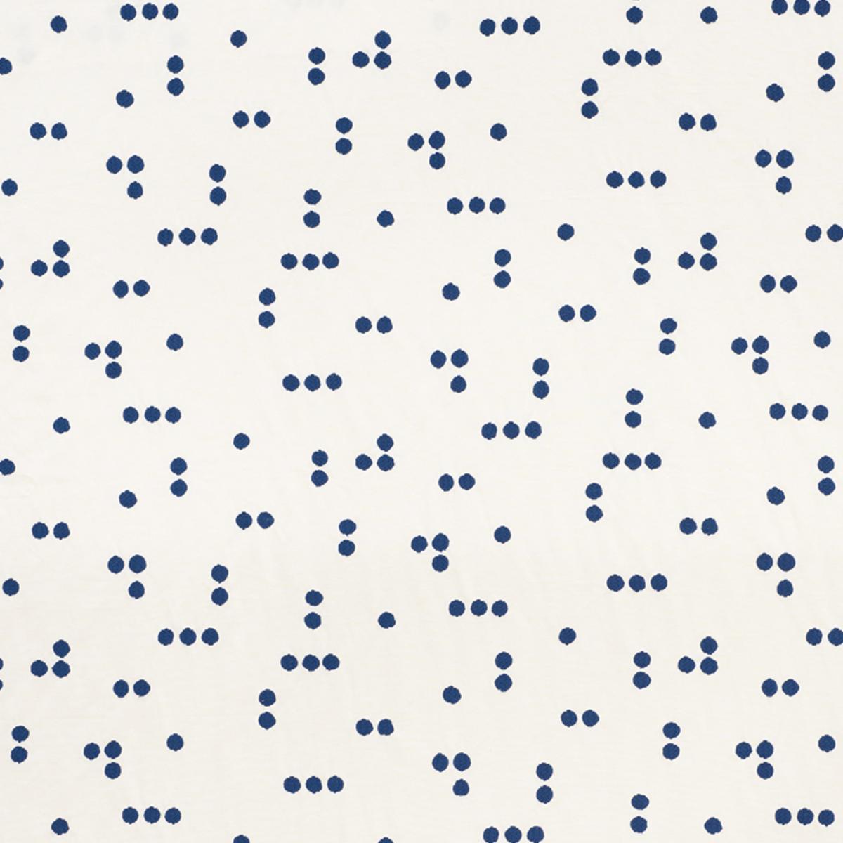 SCHUMACHER GREAT ROCK EMBROIDERY NAVY FABRIC | Atlanta Fabrics