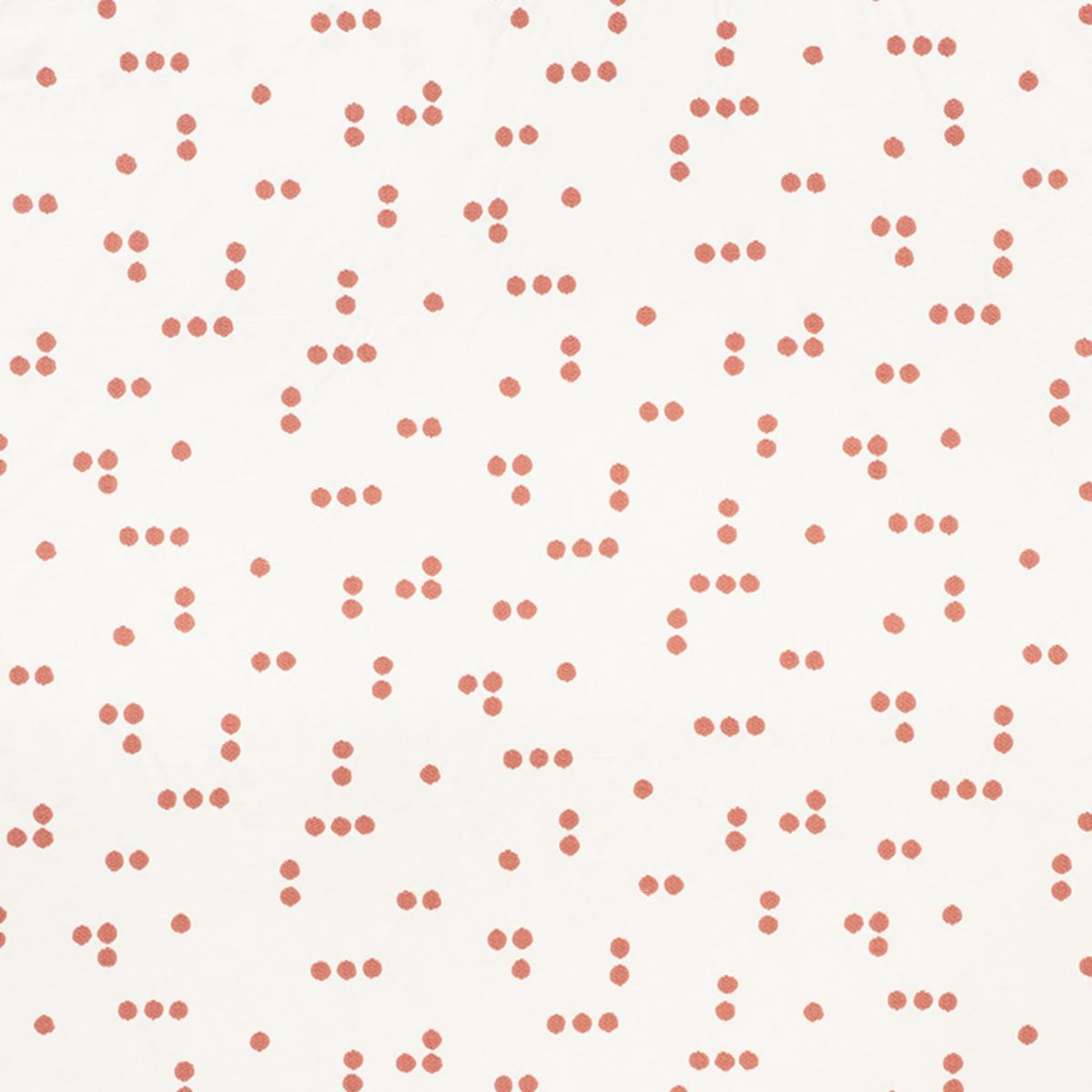 SCHUMACHER GREAT ROCK EMBROIDERY CORAL FABRIC | Atlanta Fabrics