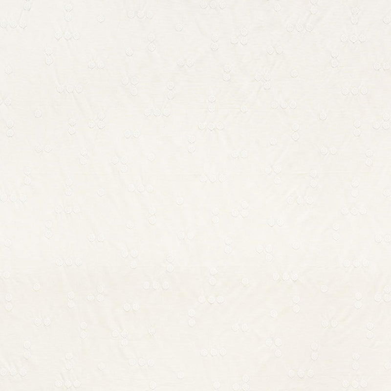 SCHUMACHER GREAT ROCK EMBROIDERY IVORY FABRIC | Atlanta Fabrics
