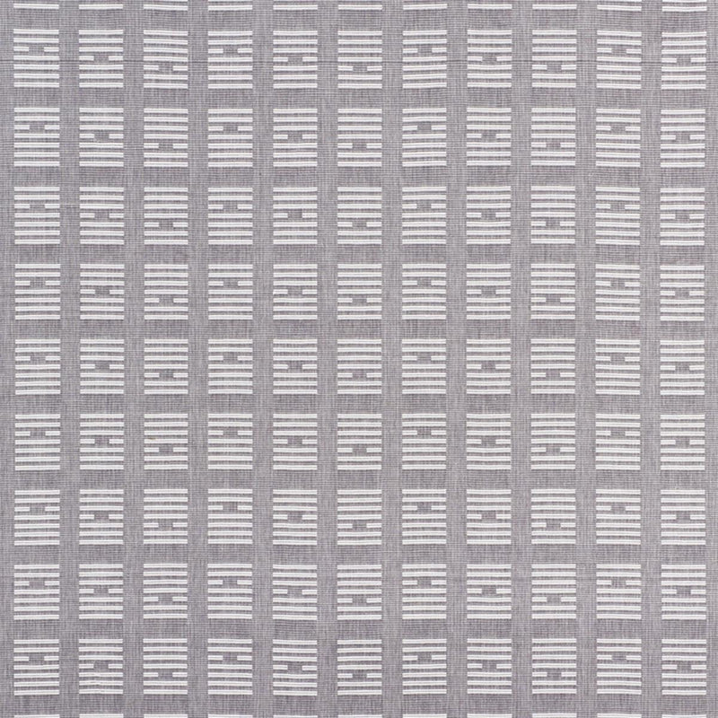 SCHUMACHER TIASQUAM WEAVE GREY FABRIC | Atlanta Fabrics