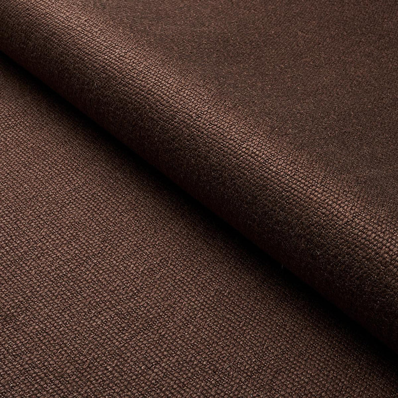SCHUMACHER FINN HEAVYWEIGHT LINEN BROWN FABRIC | Atlanta Fabrics