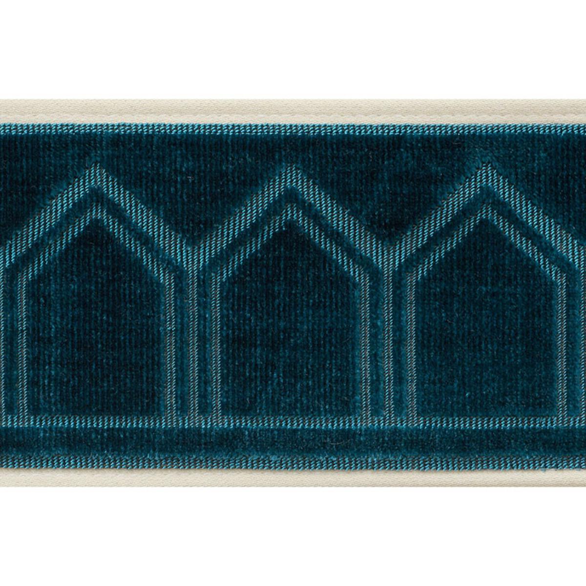 VIZIER VELVET TAPE PEACOCK