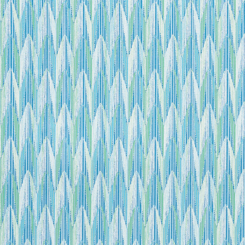 VERDANT INDOOR/OUTDOOR AQUA & LEAF