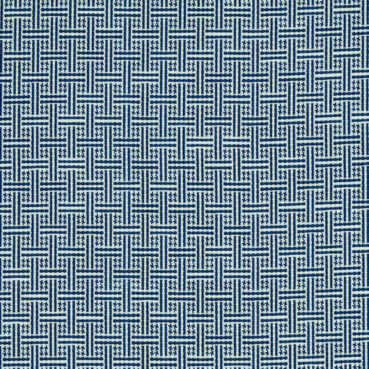 SCHUMACHER BRICKELL INDOOR/OUTDOOR NAVY FABRIC | Atlanta Fabrics