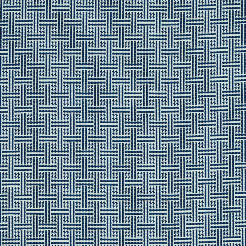 SCHUMACHER BRICKELL INDOOR/OUTDOOR NAVY FABRIC | Atlanta Fabrics