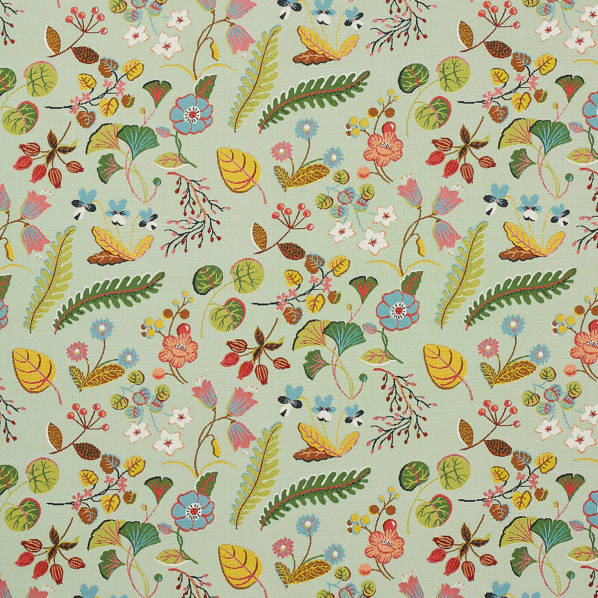 Schumacher BOTANICA INDOOR/OUTDOOR MINERAL Fabric | Atlanta Fabrics