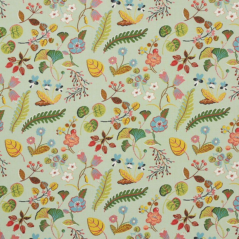 Schumacher BOTANICA INDOOR/OUTDOOR MINERAL Fabric | Atlanta Fabrics